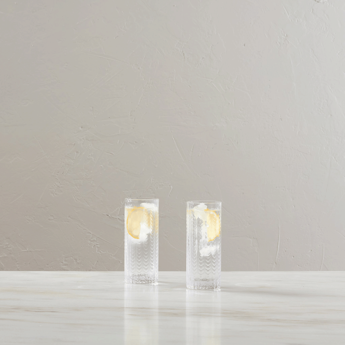Simon Pearce Greenwich Collins Glass, Set of 2