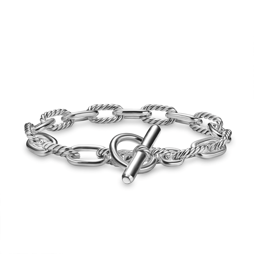David Yurman Madison Toggle Chain Bracelet Sterling Silver, 8.5mm