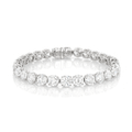Hamilton Signature Collection Platinum and 25.43 Total Weight Natural Diamond Line Bracelet