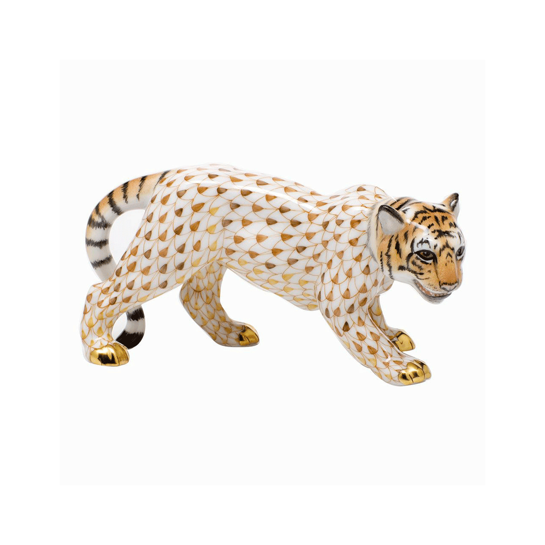 Herend Small Tiger Multi Color