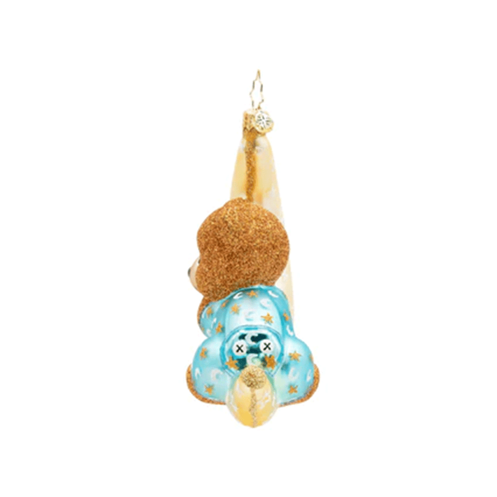 Christopher Radko Blue Moonlight Snuggles Ornament