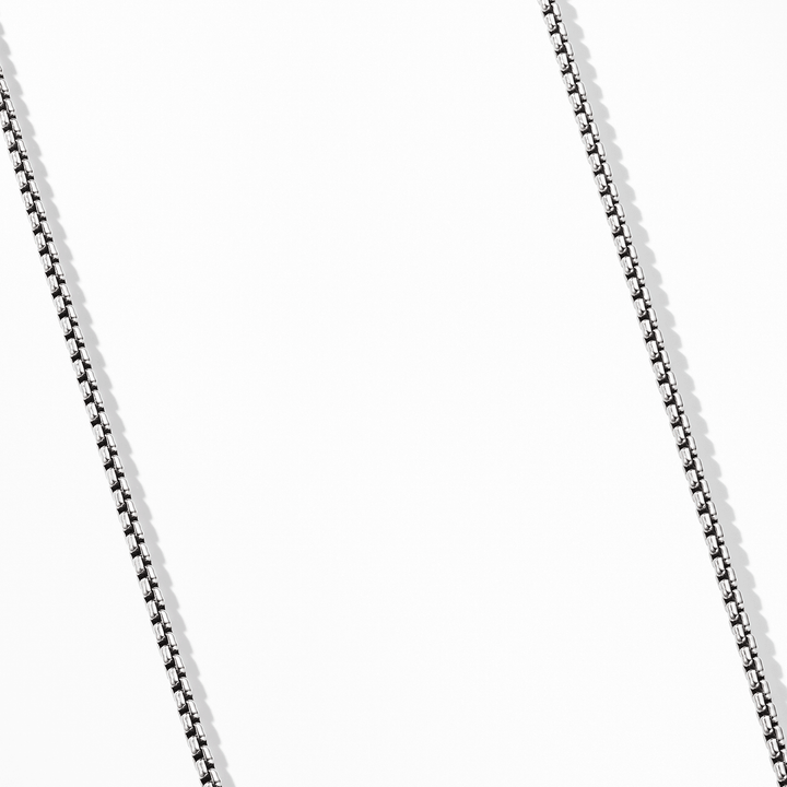 David Yurman Box Chain Necklace Sterling Silver, 2.7mm