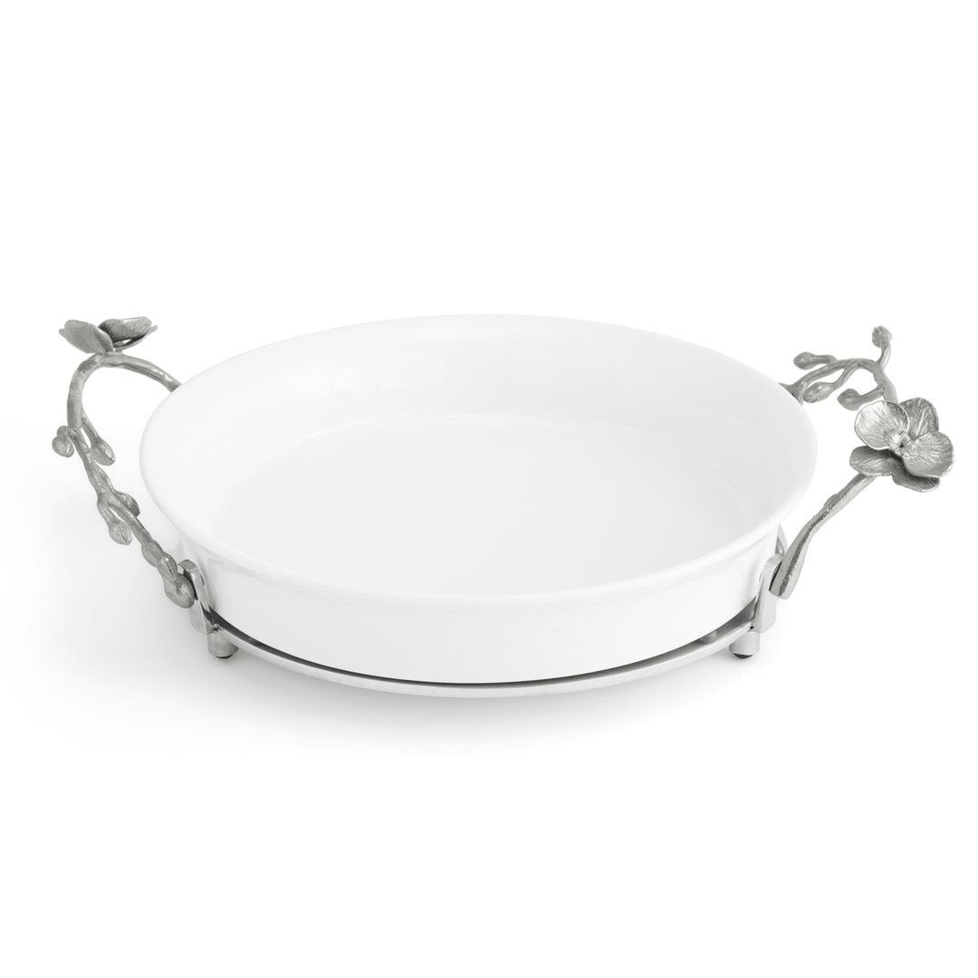 Michael Aram White Orchid Pie Dish