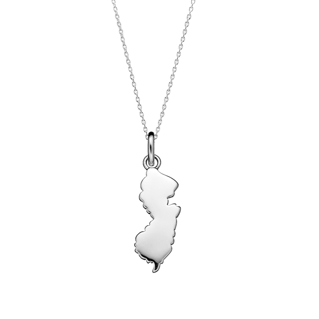 Hamilton Sterling Silver New Jersey State Charm