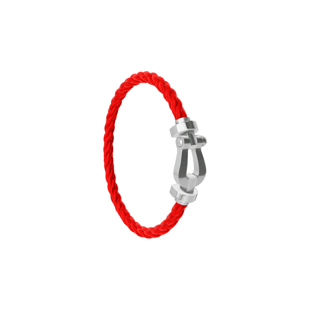 FRED Force 10 Red Cord with 18k White LG Buckle, Exclusively at Hamilton Jewelers