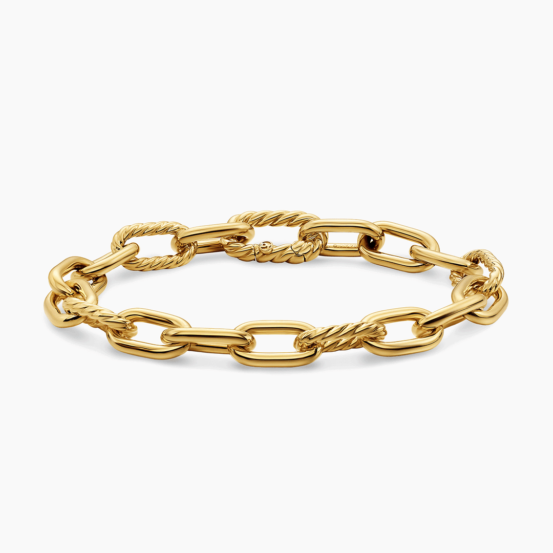 David Yurman DY Madison® Chain Bracelet 18K Yellow Gold, 8.5mm Medium