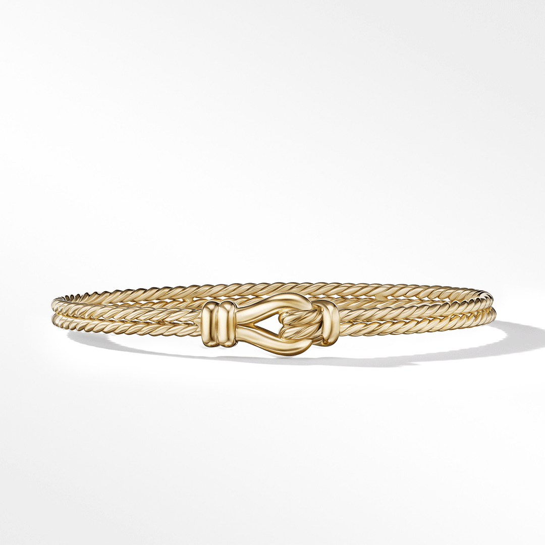 David Yurman Thoroughbred Loop Bracelet in 18k Yellow Gold