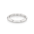 Hamilton Collection Platinum 3mm Comfort Fit Wedding Band