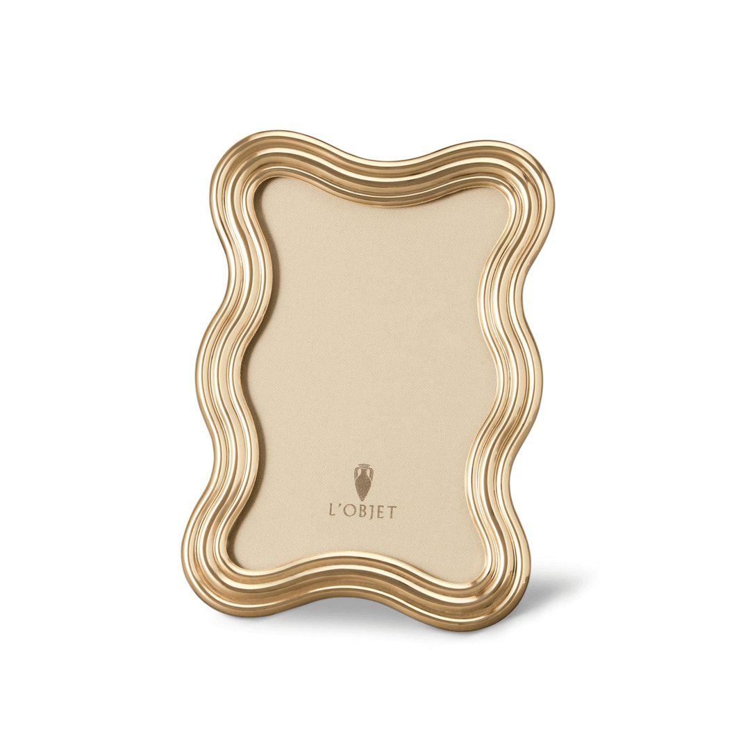 L'Objet Ripple Gold 4x6 Frame