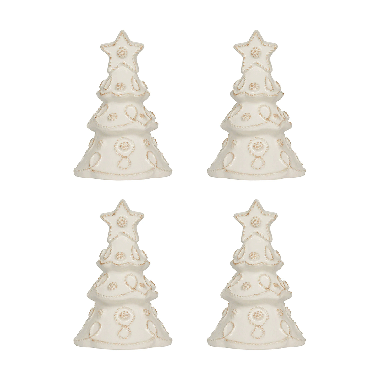 Juliska Berry & Thread Tree Place Card Holder Set/4 - Whitewash