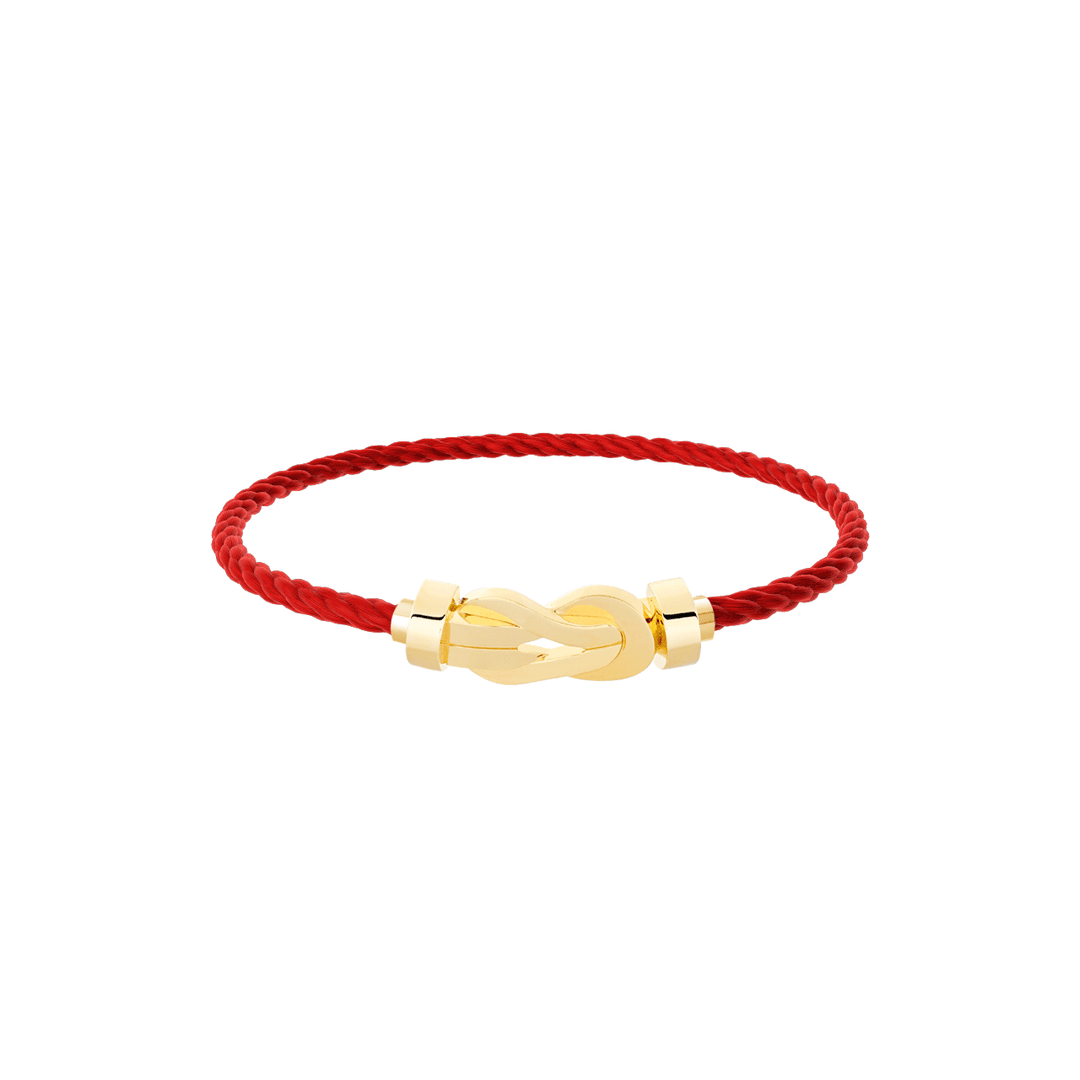 FRED Red Cord 18k Yellow Gold MD Chance Infinie Buckle, Exclusively at Hamilton Jewelers