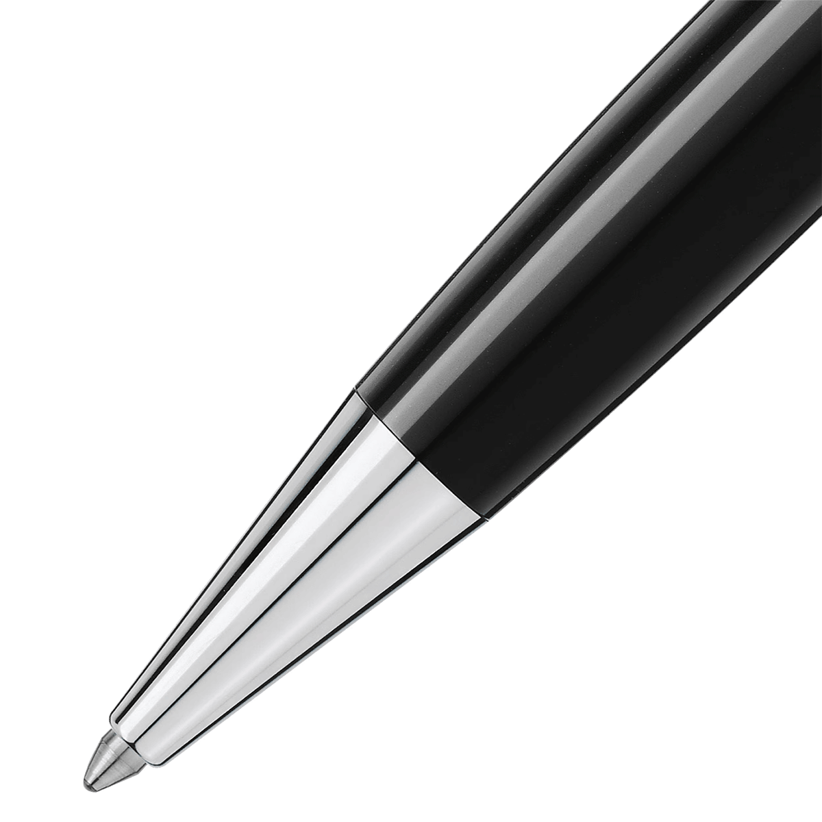 Montblanc Meisterstück Platinum-Coated Black Classique Ballpoint Pen