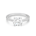 Hamilton 1912 Collection Platinum and Diamond Engagement Mounting Ring
