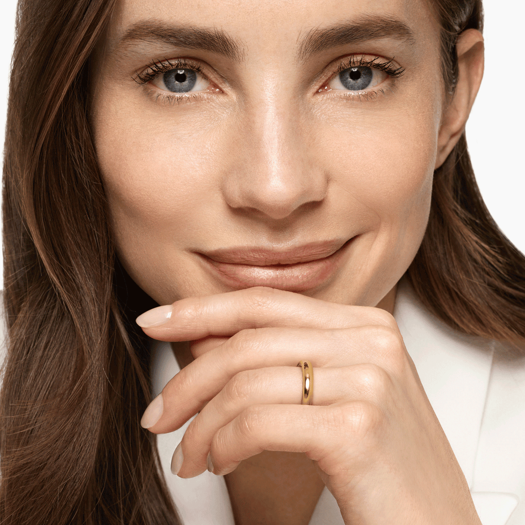 David Yurman Mercer Band Ring 18k Yellow Gold, 3.7mm