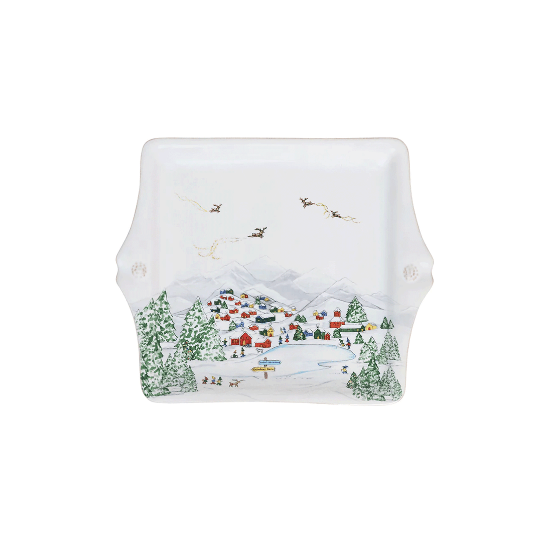 Juliska  Berry & Thread North Pole 10 Inch Cookie Tray