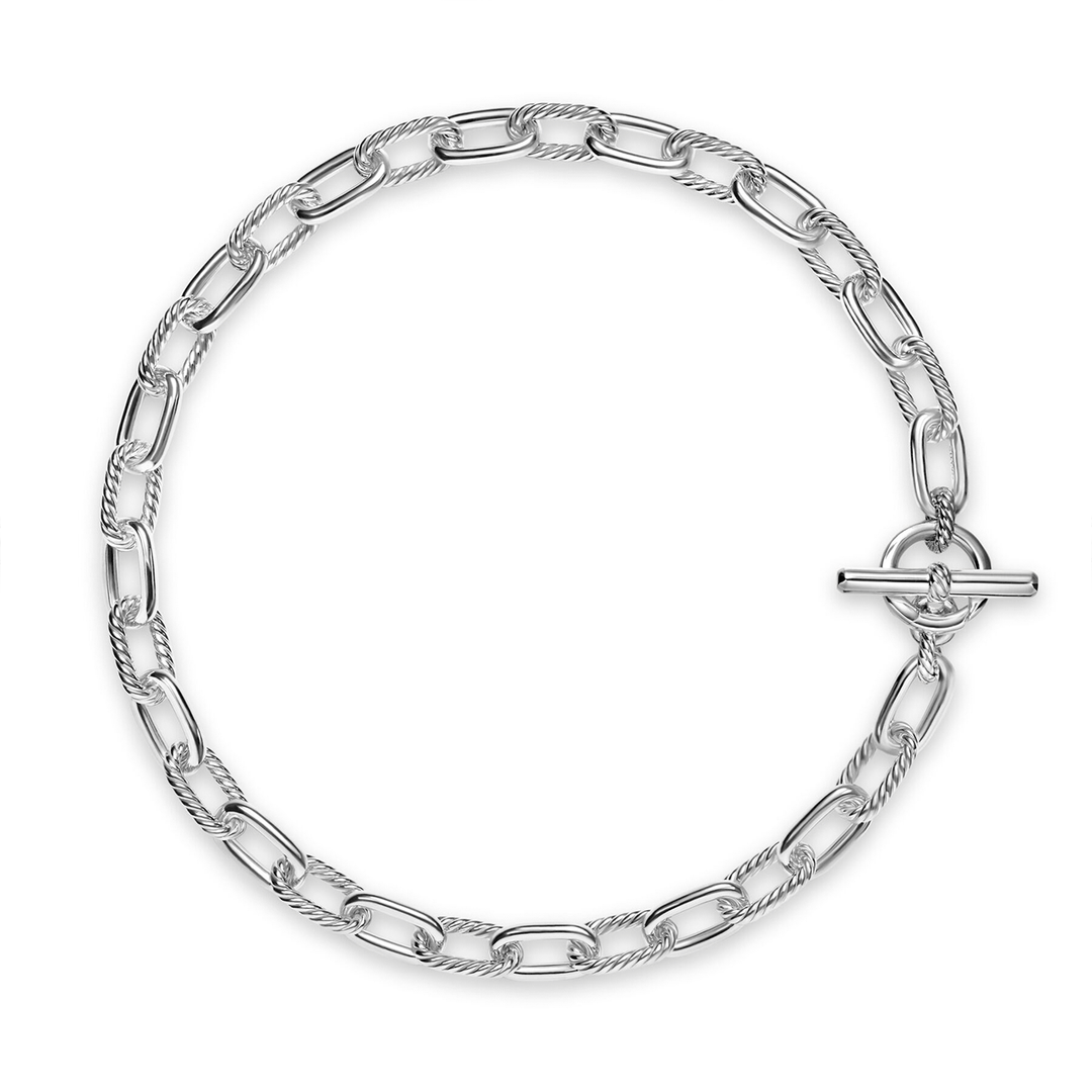 David Yurman Madison Toggle Chain Necklace Sterling Silver, 11mm