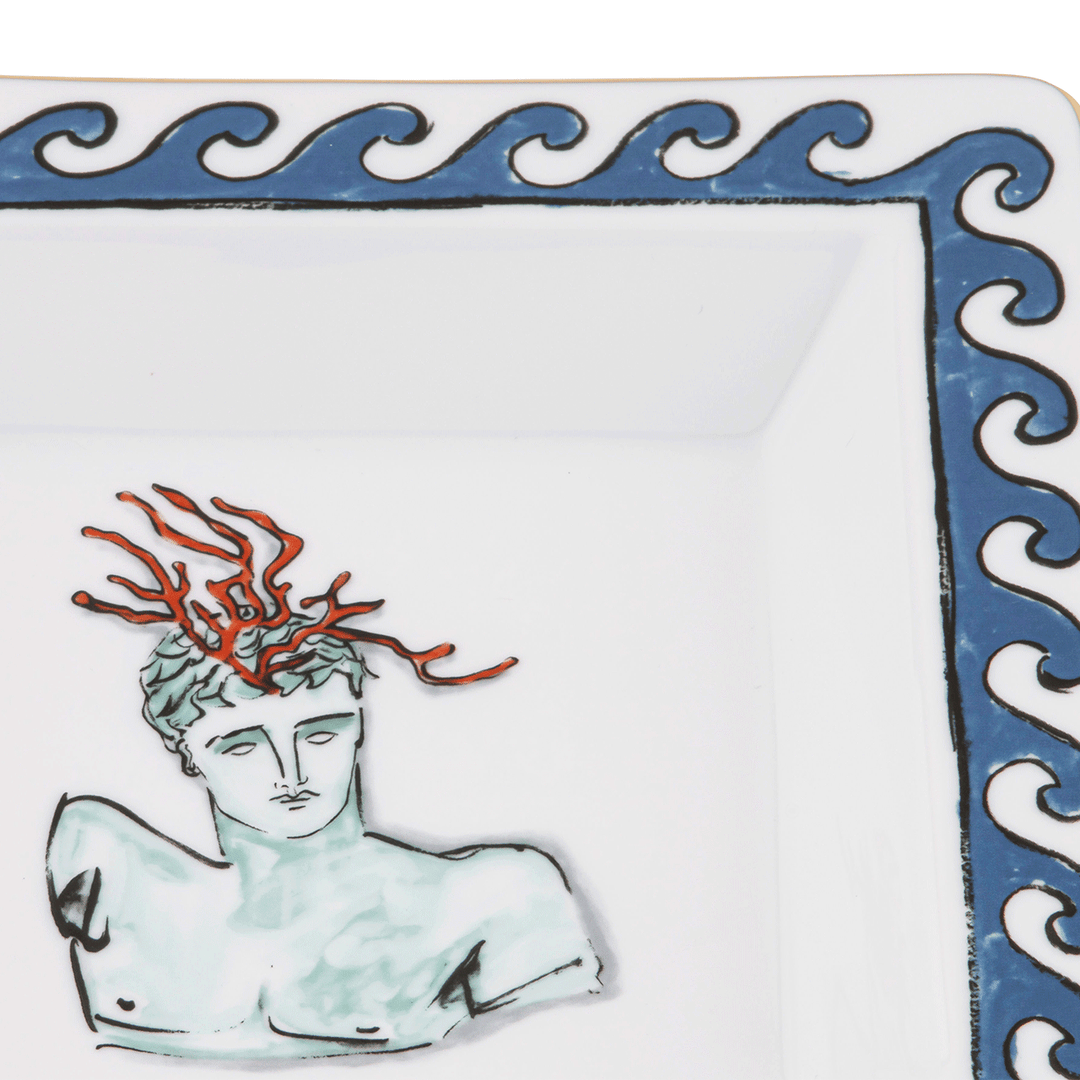 Ginori 1735 El Viaggio Nettuno White Small Change Tray