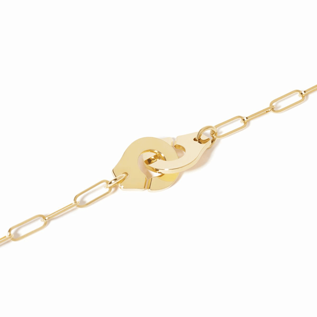 Dinh Van Menottes 18k Yellow Gold Small Chain Bracelet