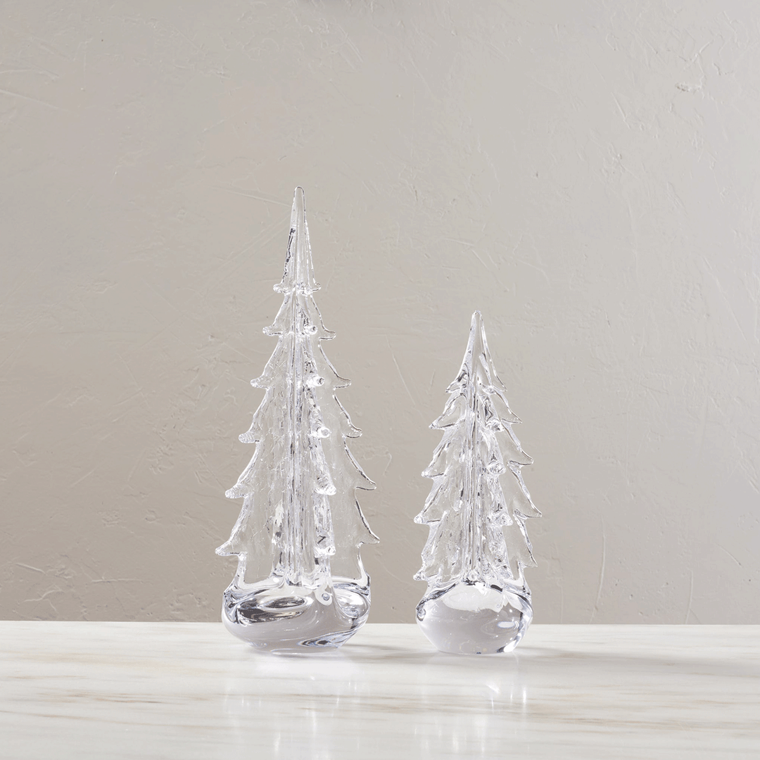 Simon Pearce Crackle Four Sided Evergreen 12 inch
