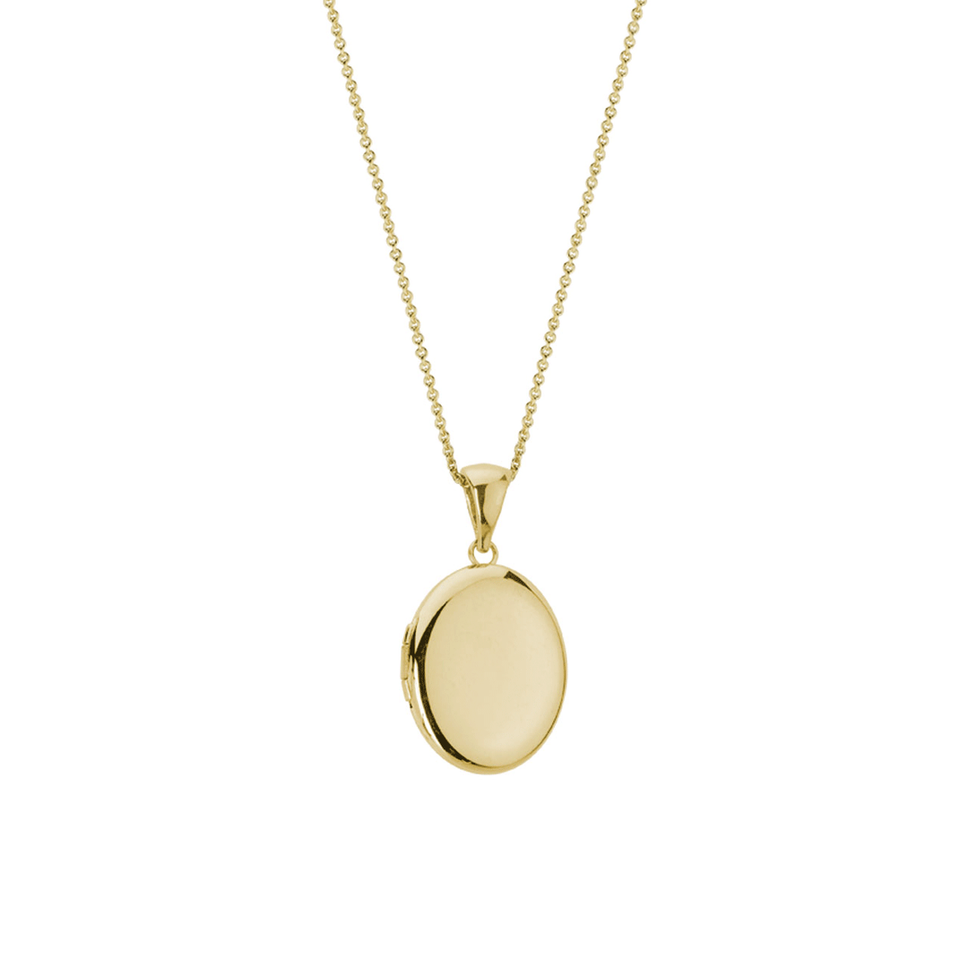 Hamilton Classic Gold 16mm Oval Locket