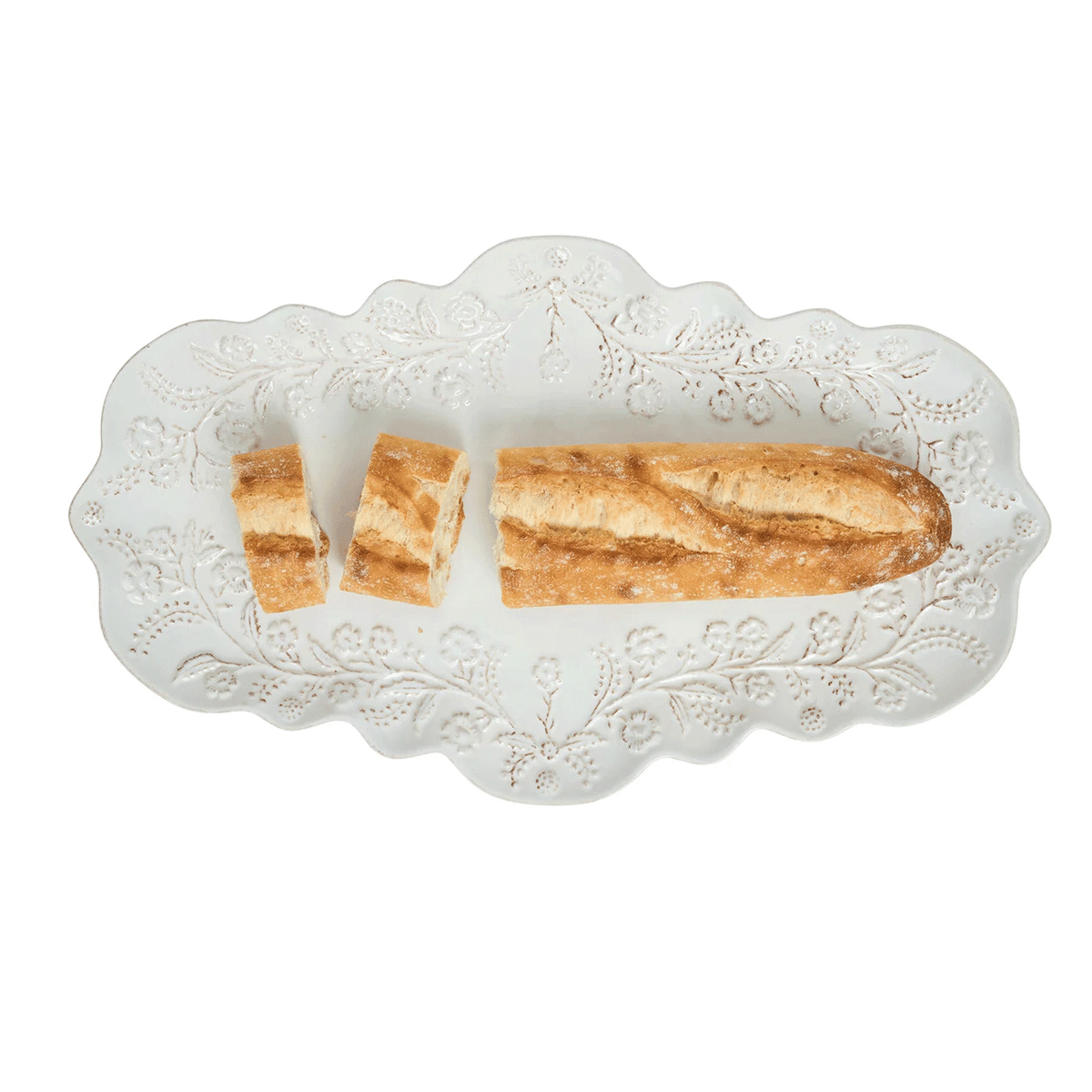 Juliska Berry & Thread Thistle 16" Tray - Whitewash