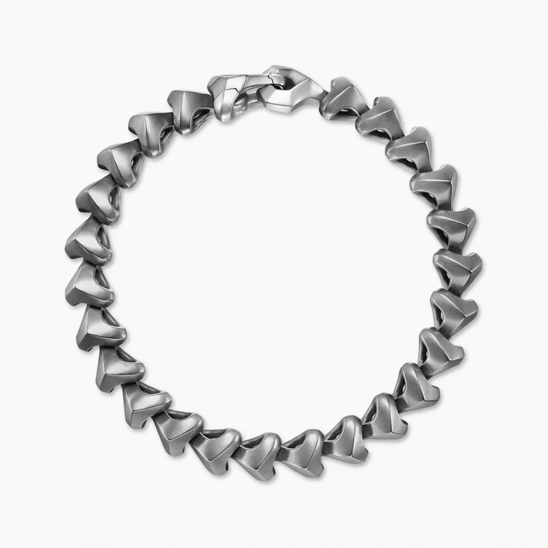 David Yurman Armory Link Bracelet Anthracite Titanium, 9.5mm