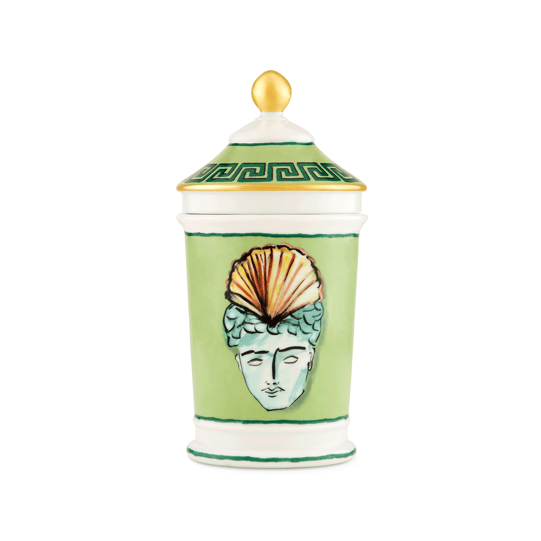 Ginori 1735 El Viaggio Nettuno Moss Green Vase