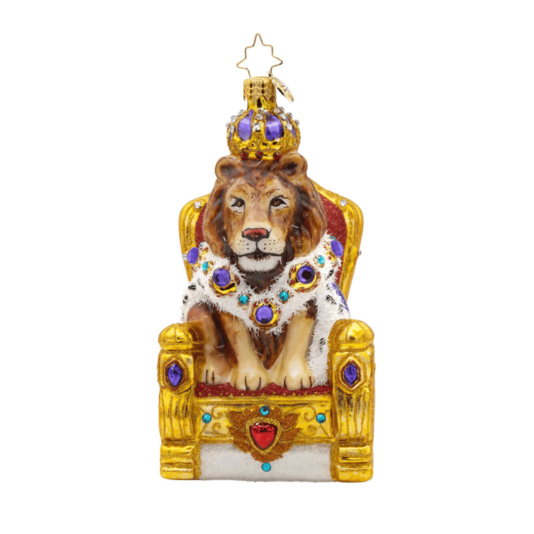 Christopher Radko Regal Lion Majestry