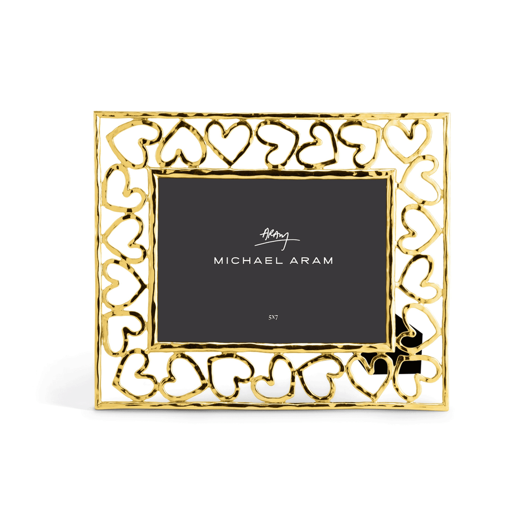 Michael Aram Gold Heart 5 x 7 Frame
