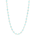 14k Yellow Gold and Chalcedony Bead Necklace