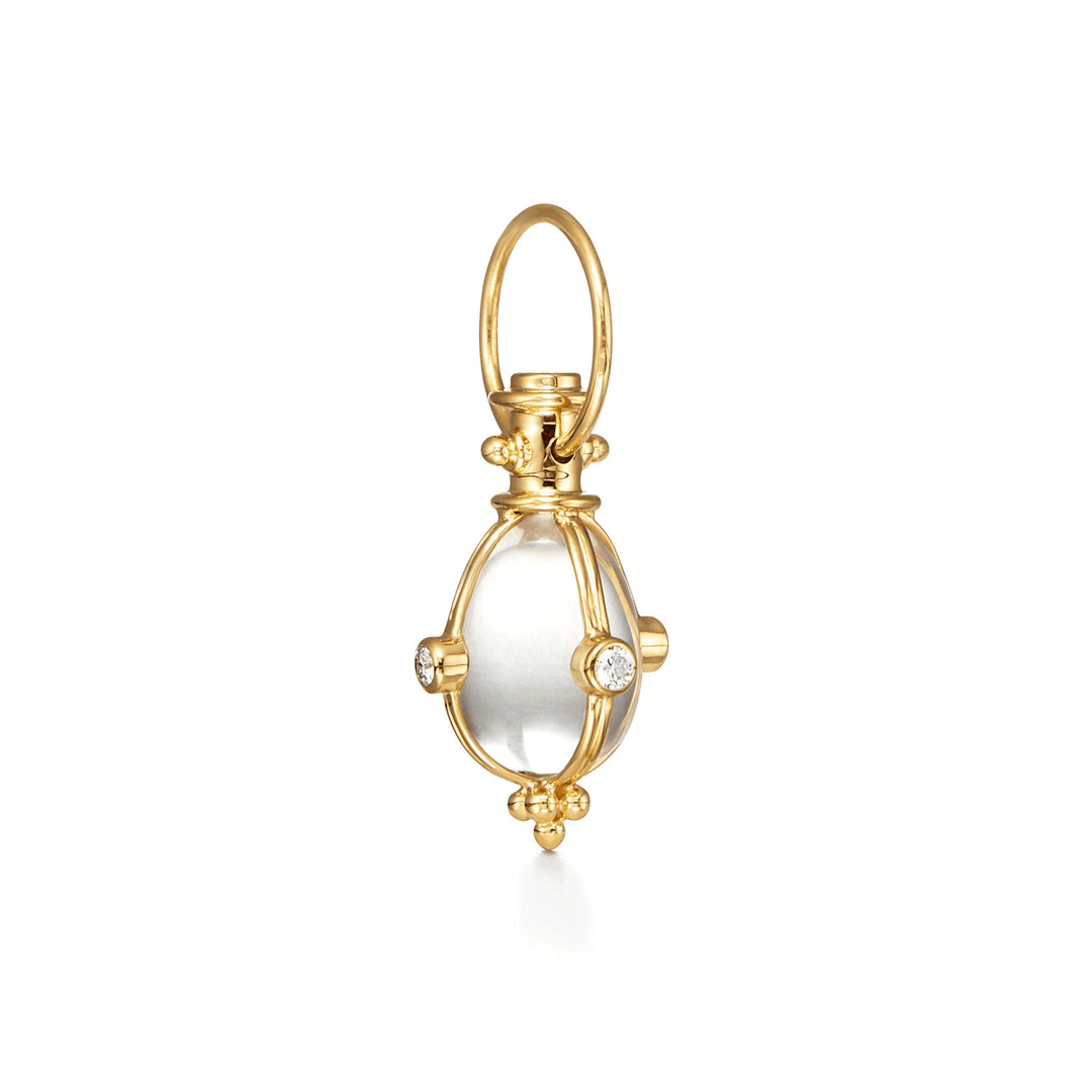 Temple St. Clair 18k Yellow Gold Classic Diamond Small Amulet