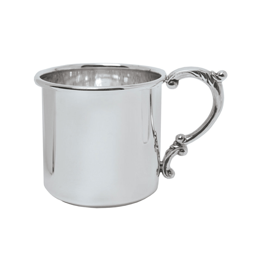 Sterling Silver Scrolled Handle Baby Cup
