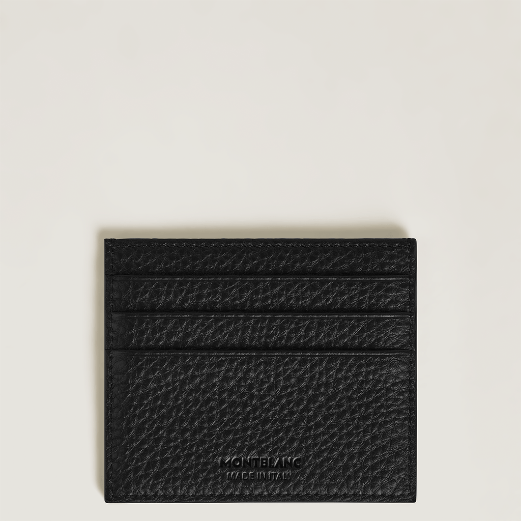 Montblanc Grain Card Holder 6cc Black