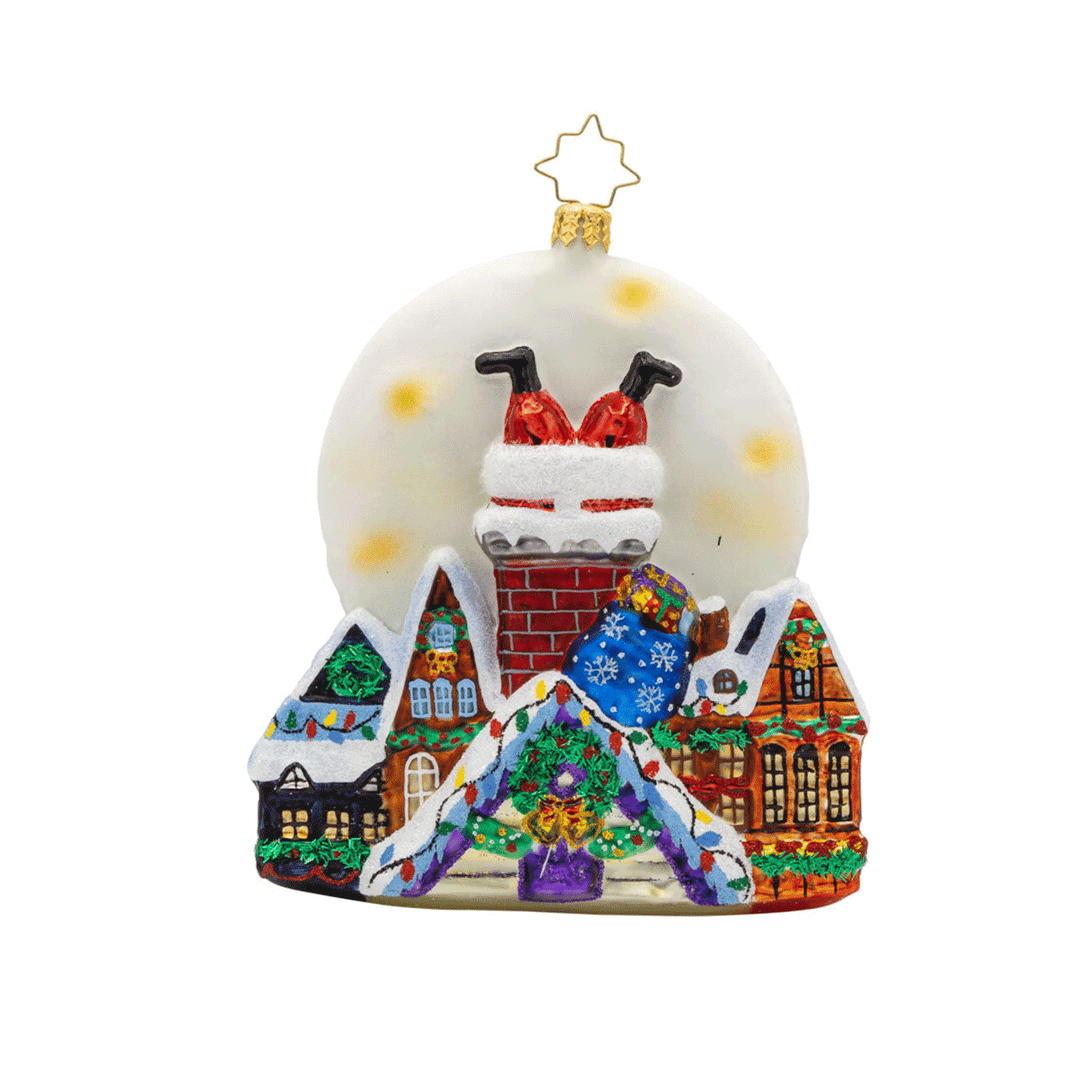 Christopher Radko Santa's Moonlight Mischief