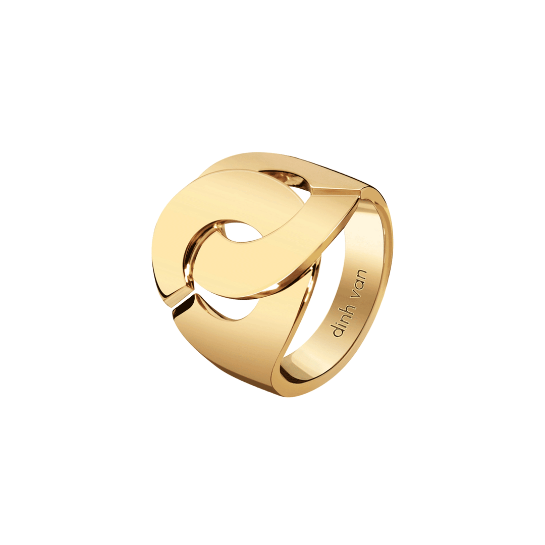 Dinh Van Menottes 18k Yellow Gold R16 Ring