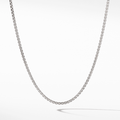David Yurman Box Chain Necklace in Sterling Silver with 14k Yellow Gold Accent, 2.7mm