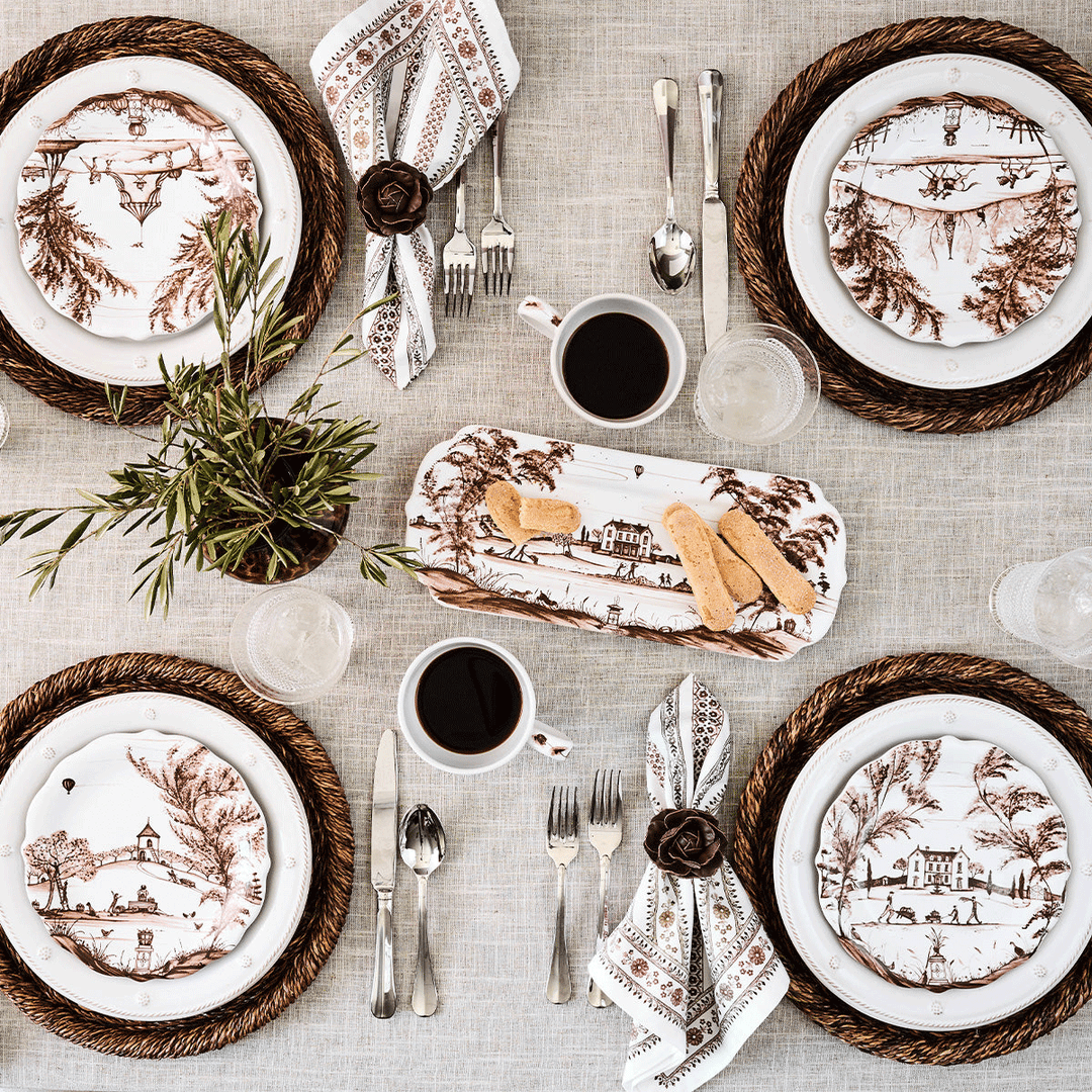 Juliska  Country Estate Harvest 15" Hostess Tray - Sepia