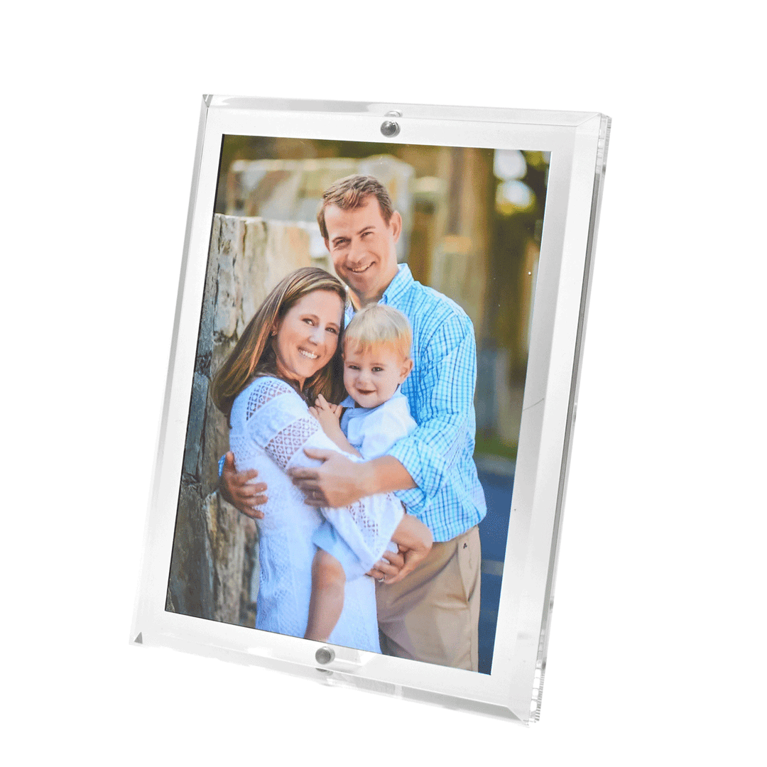 5 x 7 Clear Beveled Acrylic Frame