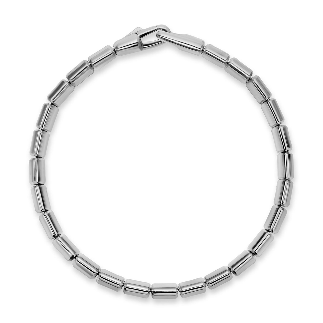 David Yurman Spiritual Beads Flat Bead Bracelet Sterling Silver, 8mm Medium