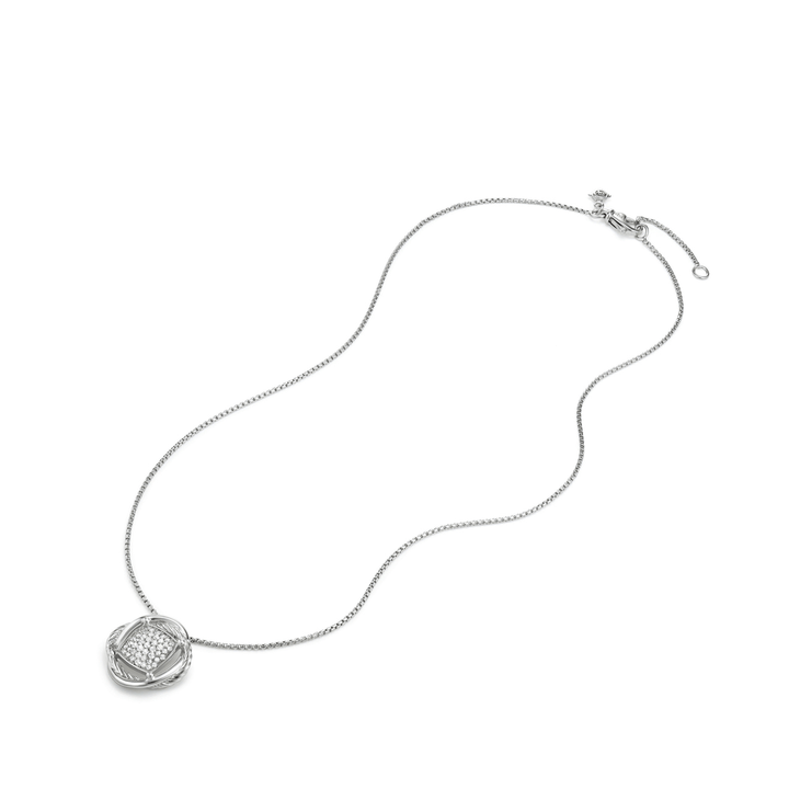 David Yurman Infinity Small Pendant Necklace with Diamonds