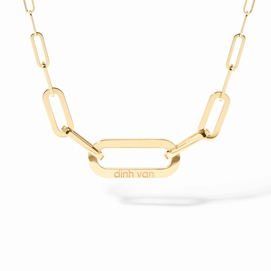 Dinh Van Maillon 18k Yellow Gold Large Link Necklace