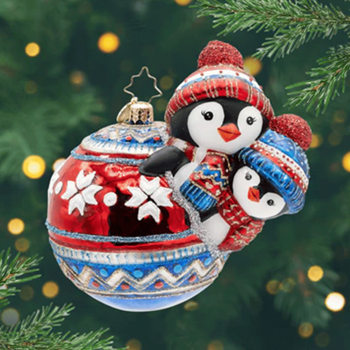 Christopher Radko Penguin Pop Ornament