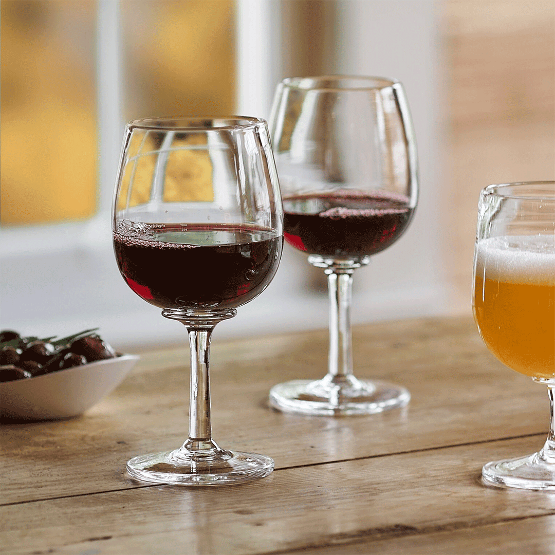 Simon Pearce Simon's Wine Glass Set of 2 Boxed