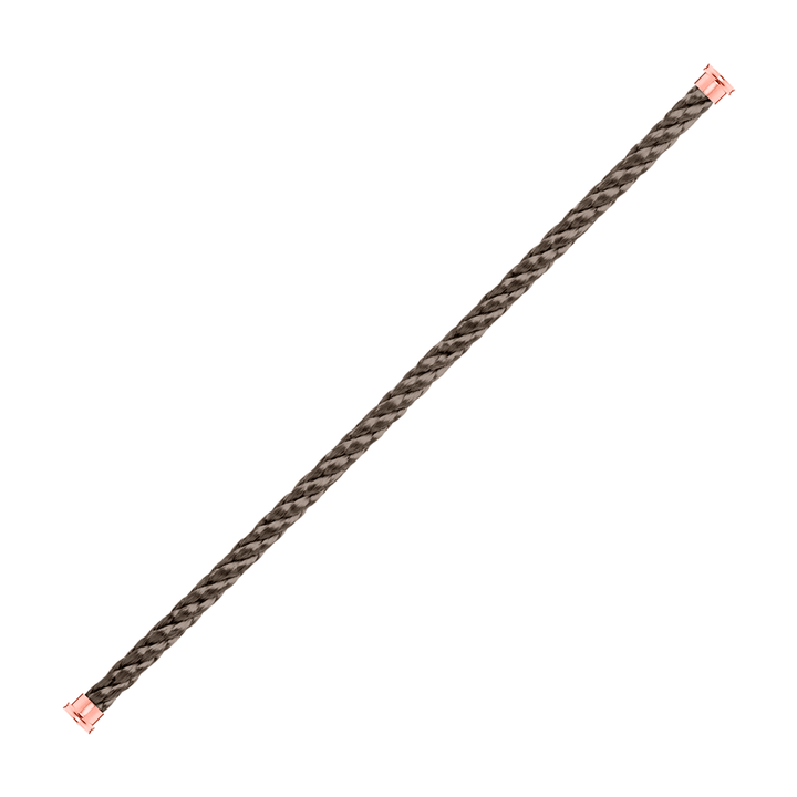 FRED Storm Grey Cable for Large Model Bracelet Rose End Caps