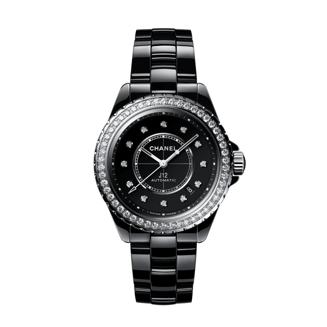 CHANEL J12 Diamond Bezel Watch Calibre 12.1, 38mm H6526