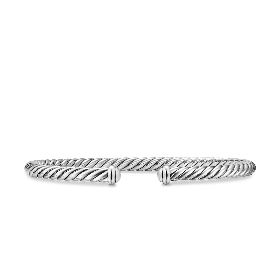 David Yurman Cable Flex® Bracelet Sterling Silver, 4mm Small