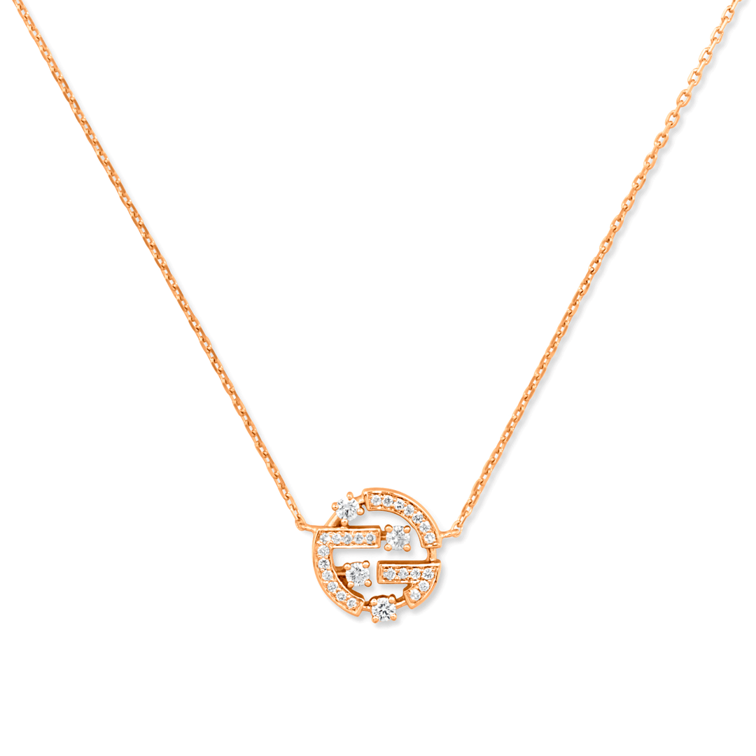 Marli 18k Rose Gold Avenues Mini Chain Necklace