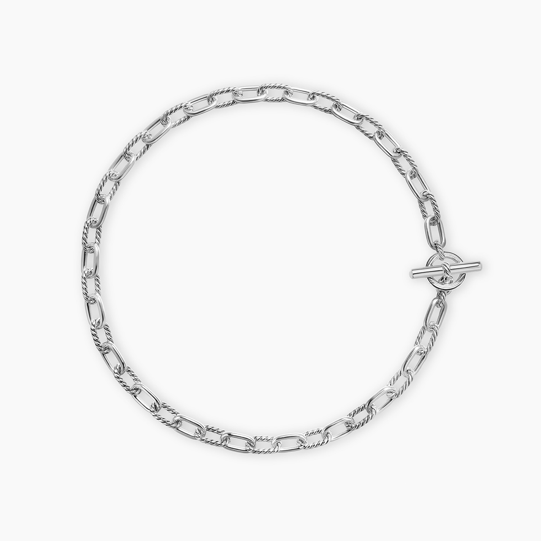 David Yurman Madison Toggle Chain Necklace Sterling Silver, 8.5mm