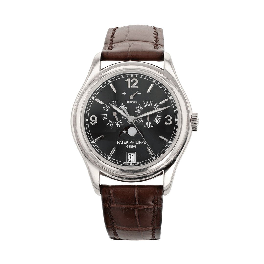 PATEK PHILIPPE FOR TIFFANY WHITE GOLD ANNUAL CALENDAR REF. 5146G-010