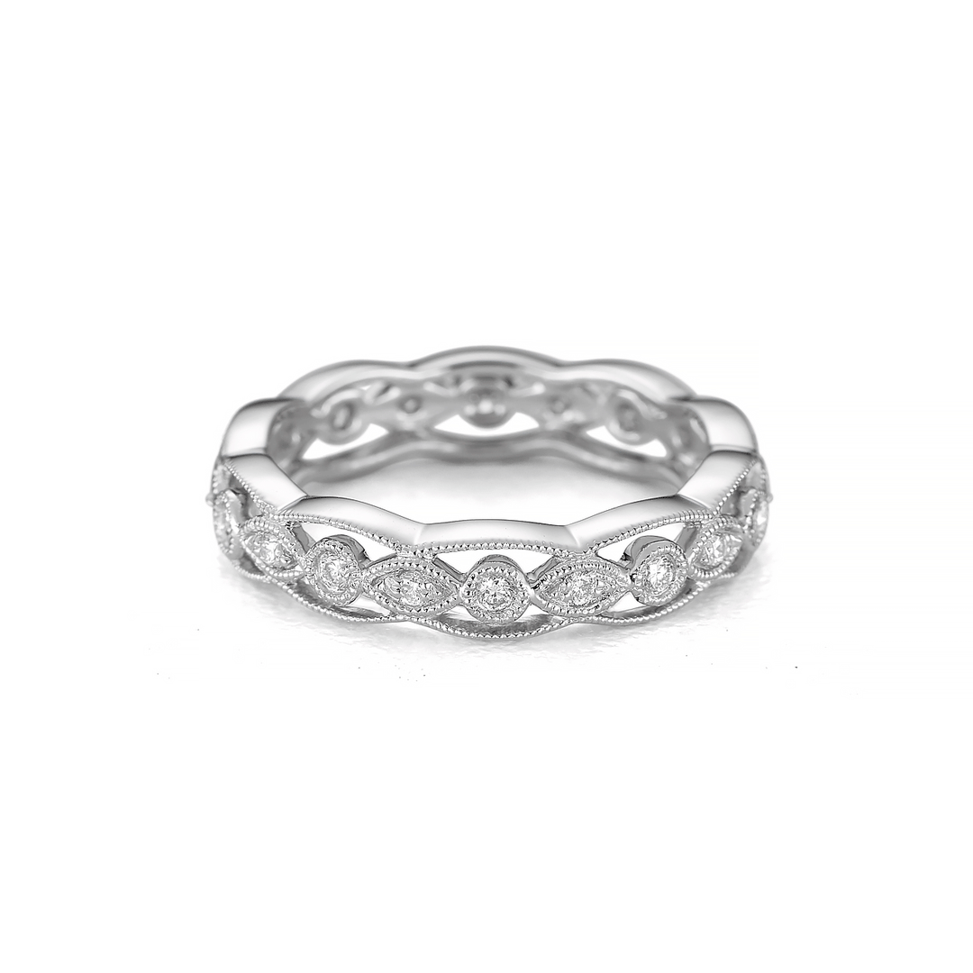 Heritage Platinum and .25 Total Weight Diamond Eternity Band